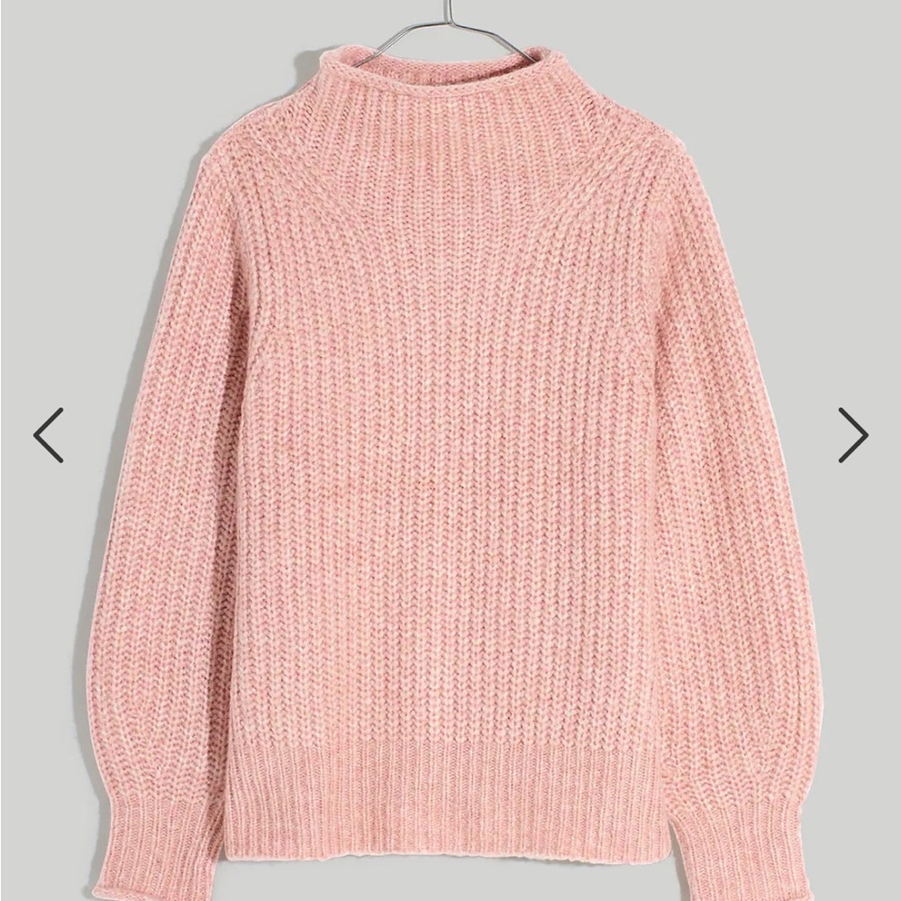 Madewell Wool Blend Loretto Mockneck Sweater